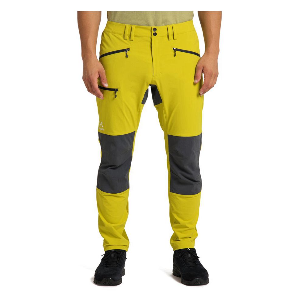 Haglofs Mid Slim Pánské Kalhoty - Žluté/Černé ( 802-DQGBHA )